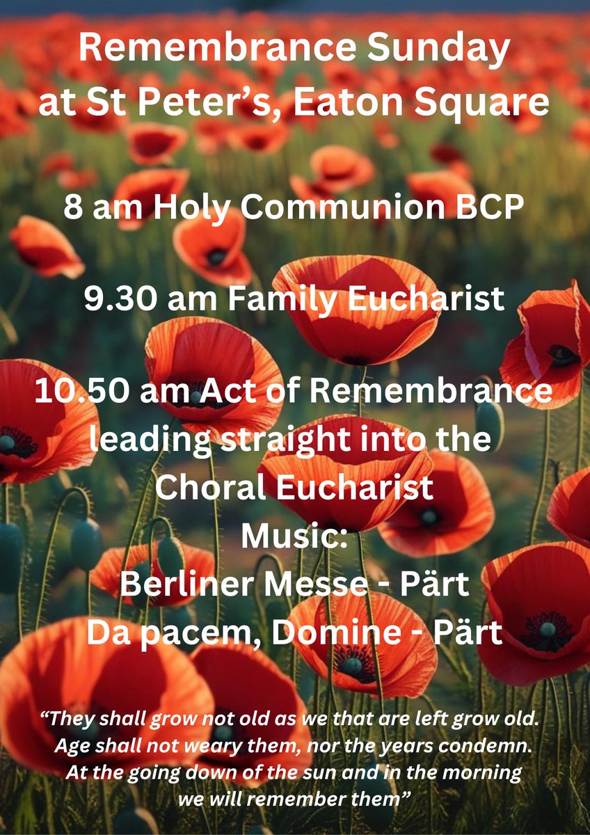 Sunday 09 November 2025
Remembrance Sunday
A warm welcome awaits you at all our services