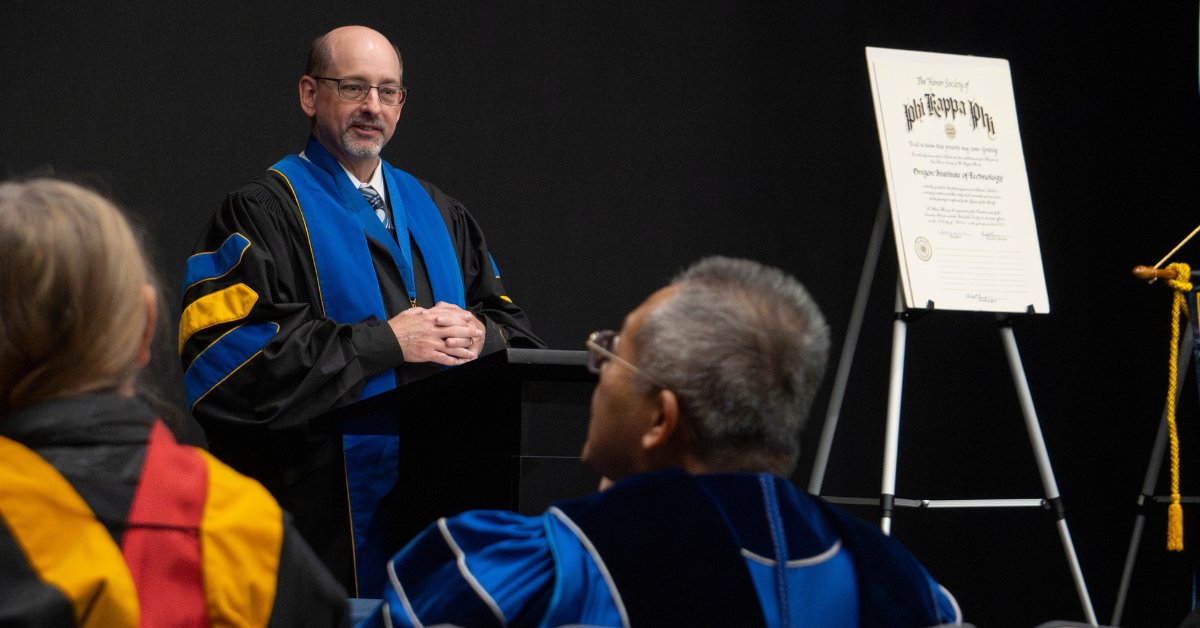 phikappaphi's tweet image. A warm welcome to Oregon Institute of Technology — officially installed as Phi Kappa Phi’s 364th chapter! 🎓✨ Learn more about this exciting milestone and meet the new chapter officers ➡️ bit.ly/3JG7Yy5 @OregonTech #PhiKappaPhi #PKPProud