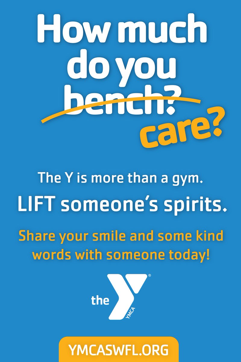 manateeymca's tweet image. The Y is more than a gym. We lift more than weights - we lift each other up.
Share your smile and some kind words with someone today!

#SwimLessons #Childcare #TeenPrograms #MealsServed #RockSteadyBoxing #CommunityEngagement