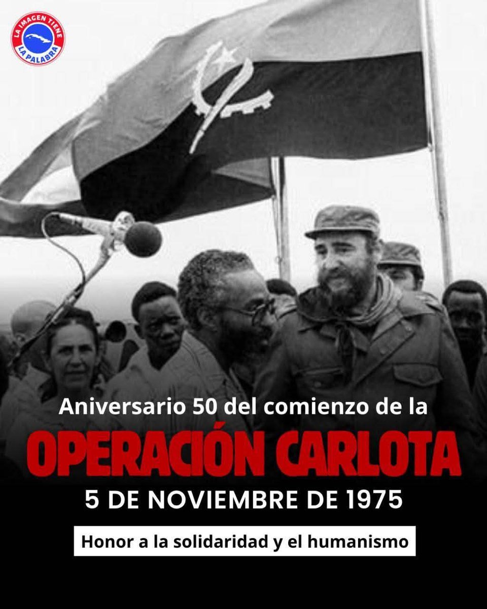 Aniversario 50 del comienzo de la Operación Carlota. #1roDeEneroDeVictorias