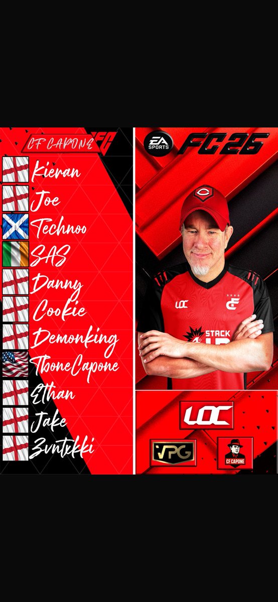 TheRealCfCapone's tweet photo. So truly excited for Season 3 @leagueofclubs the club would like to announce tonight's lineup but it will be a bit different going forward so stay tuned! 3 matches on with a TikTok bet. Oh my.
#LOC #CFCapone https://t.co/5HUYOMqsUF