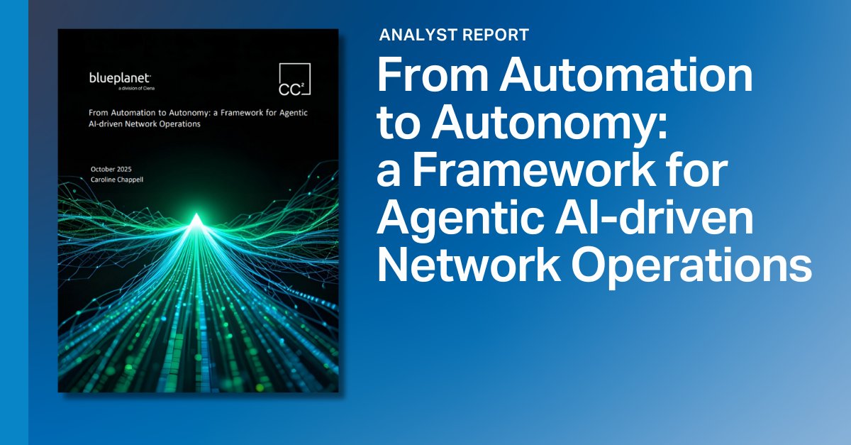 In this new report, Caroline Chappell, founder of CCsquared, examines how autonomous AI agents can enable CSPs to move beyond traditional automation toward achieving measurable business agility, efficiency, and resilience.

Learn why a modern OSS is the natural host for agentic