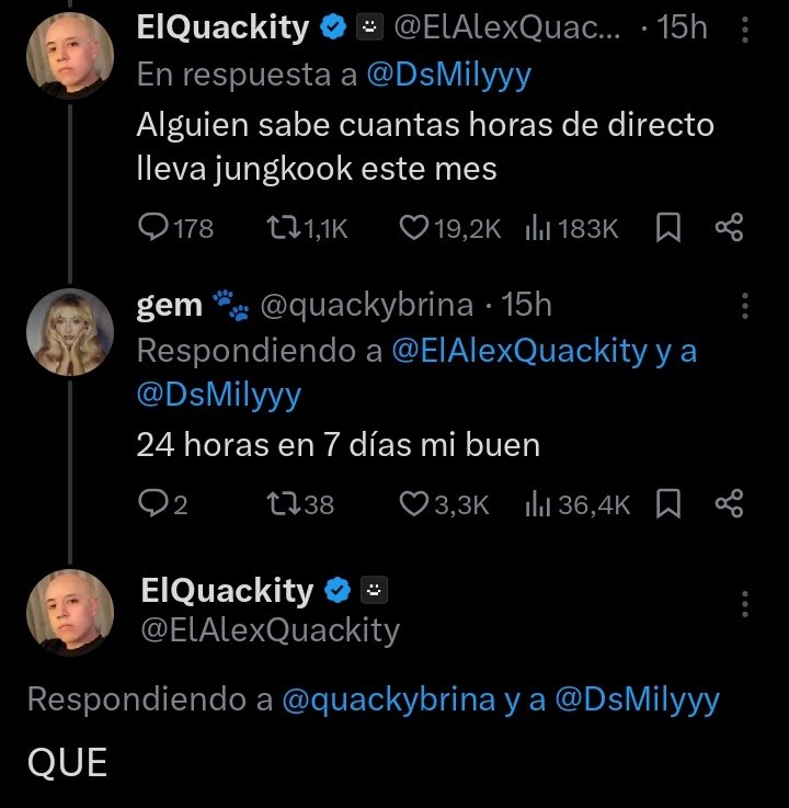 "Jungkook"

Porque en 7 días, ya lleva más horas en directo que Quackity.