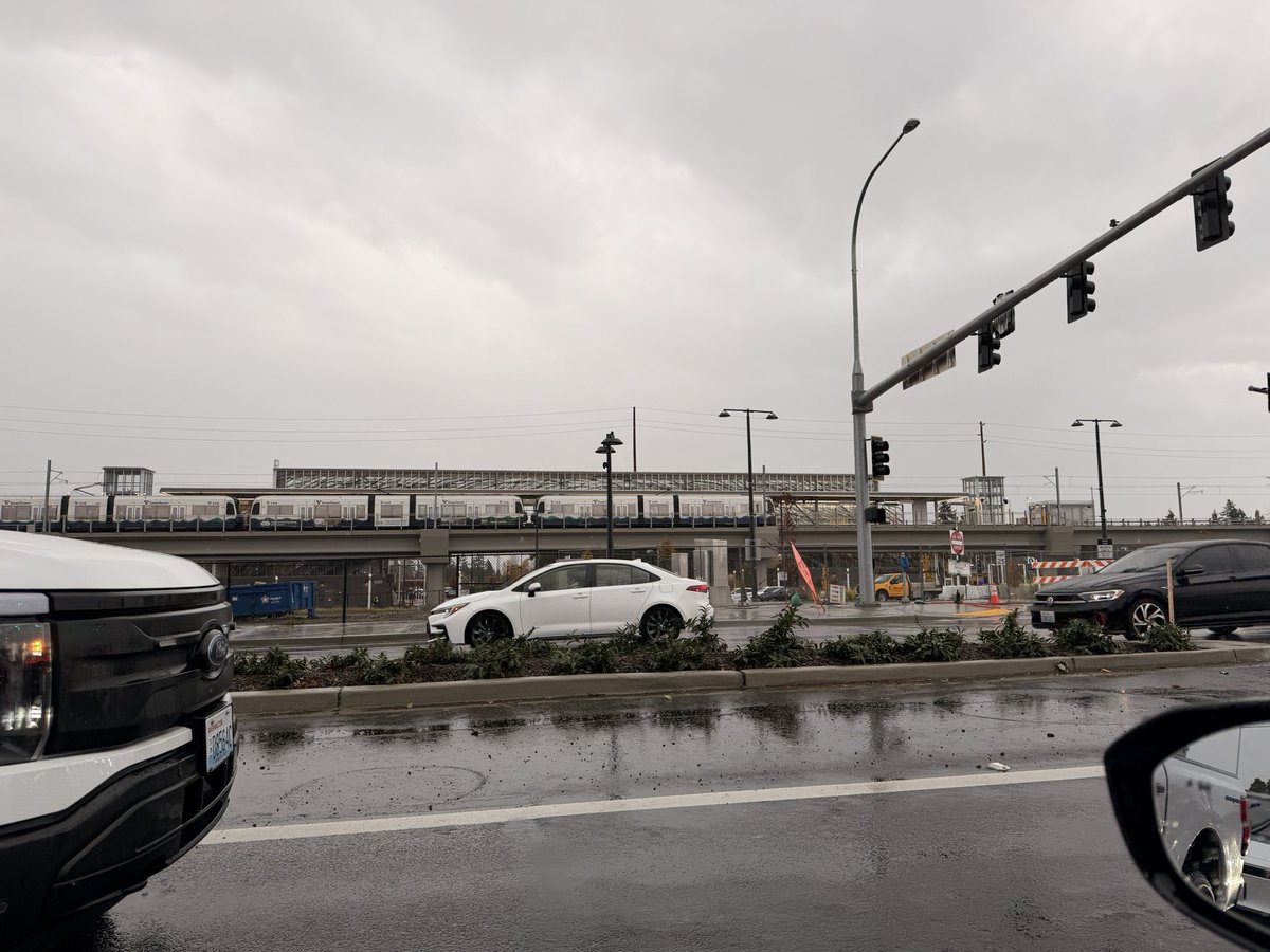 Trains are running a normal schedule south of Angle Lake to Federal Way