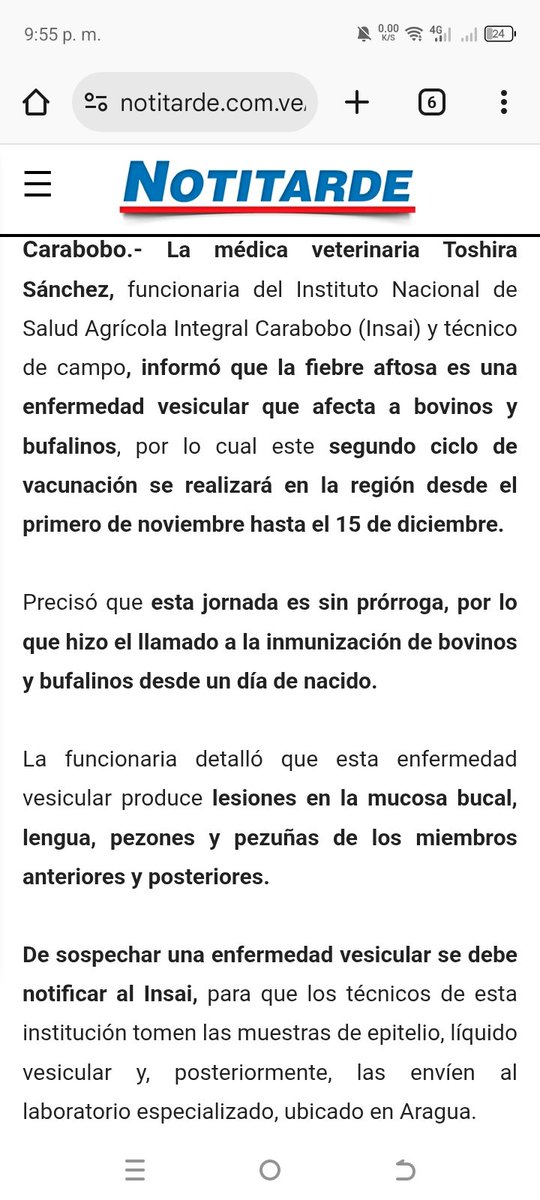 toshirasp's tweet photo. @panaftosa_inf Iniciamos en Venezuela nuestra Campaña Aftosa 2025, Vacuna tu Rebaño !! Hasta el 15 de diciembre. Bovinos y Bufalinos https://t.co/i8HHhSFZvY