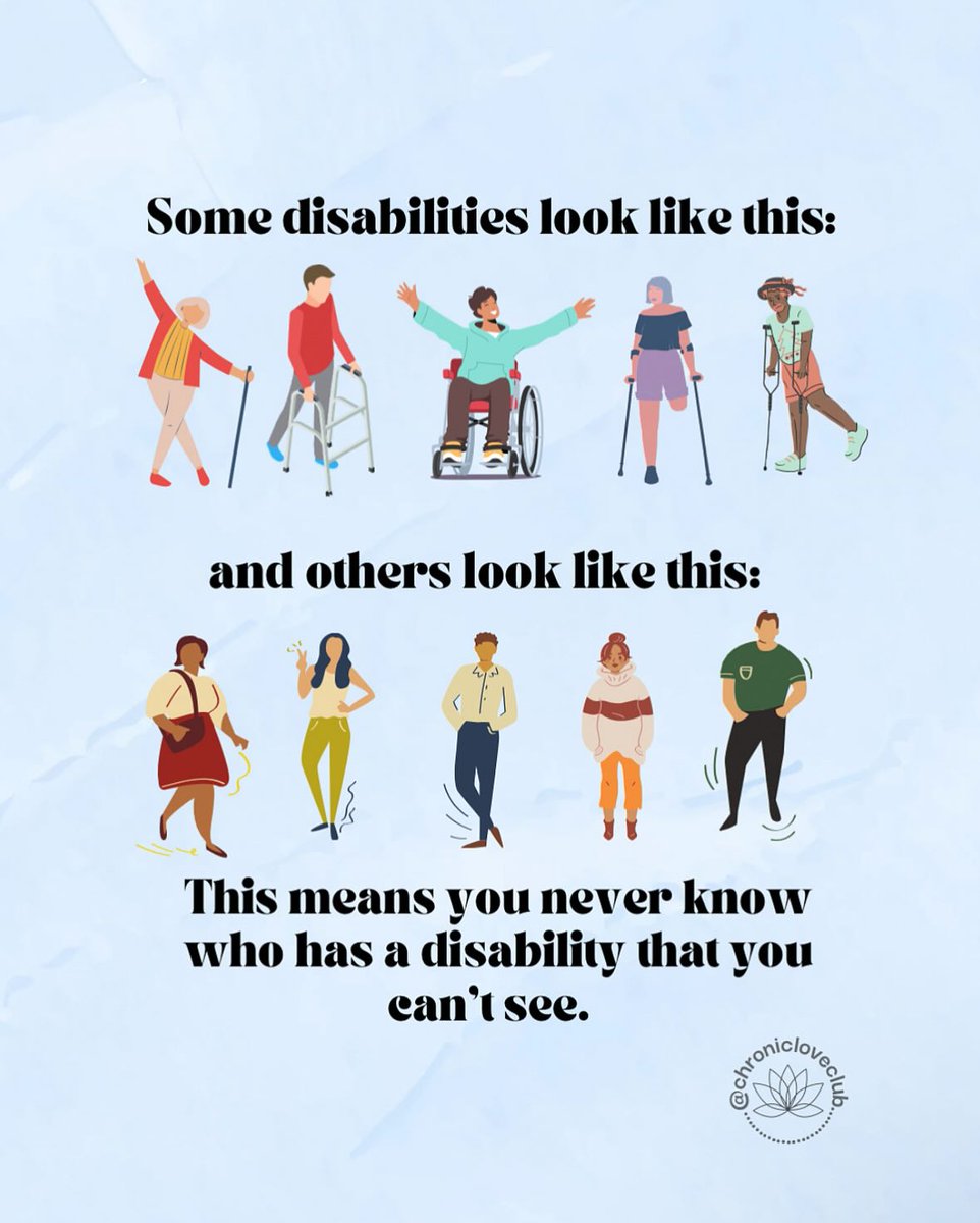 icsny's tweet image. Not all disabilities are visible - you never know who has a disability that you can&apos;t see. Image credit: Chronic Love Club  #InvisibleDisability #DisabilityAwareness