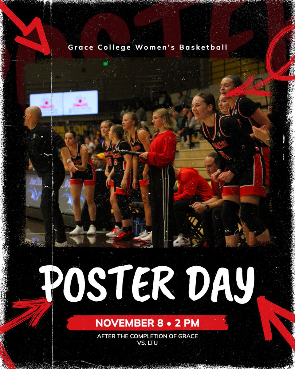 It’s Poster Day this Saturday!! 

Come down on the court after the completion of our 2 PM game this Saturday to get a poster signed by the Lady Lancers!! 

#JoyCompeteProcess