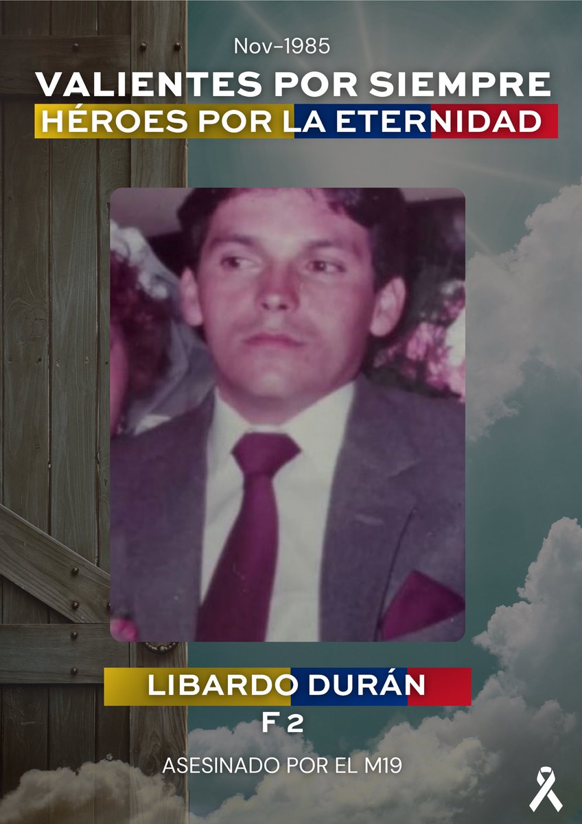 Los muertos de nuestra Fuerza Pública también importan y merecen justicia. 🇨🇴

Fueron hombres que defendieron la democracia y enfrentaron con honor al grupo terrorista #M19Criminal durante la sangrienta toma del Palacio de Justicia.

Hoy, mientras algunos intentan lavarles la