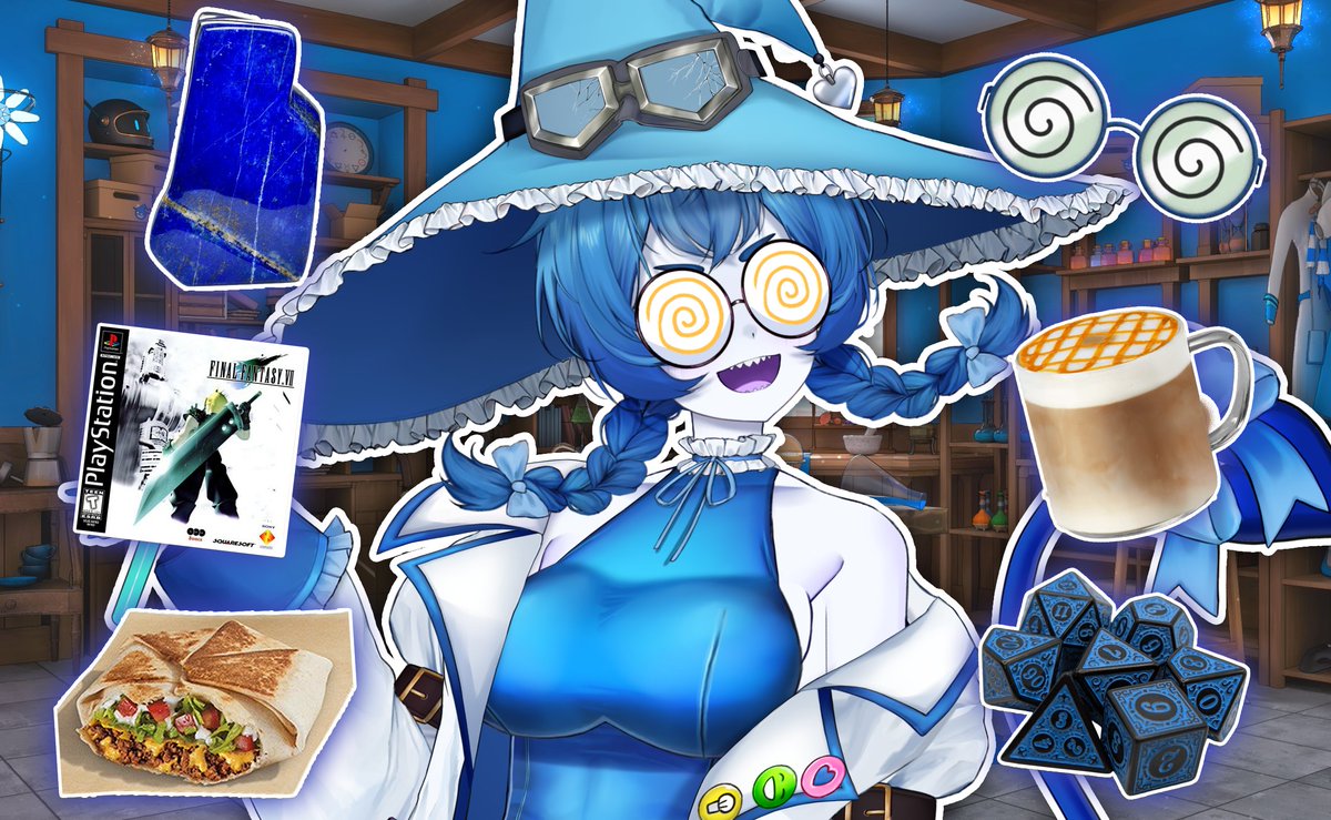 ✨ Six items to summon me! ✨

A crystal, an accessory, a game, a drink, a food, and a personal item!💙

What about you?