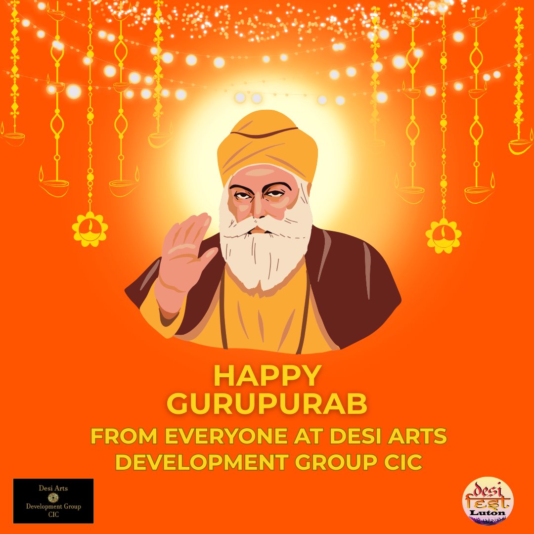 Happy Gurupurab from Desi Arts Development Group CIC.

#gurupurab #desiartsdevelopmentgroupCIC