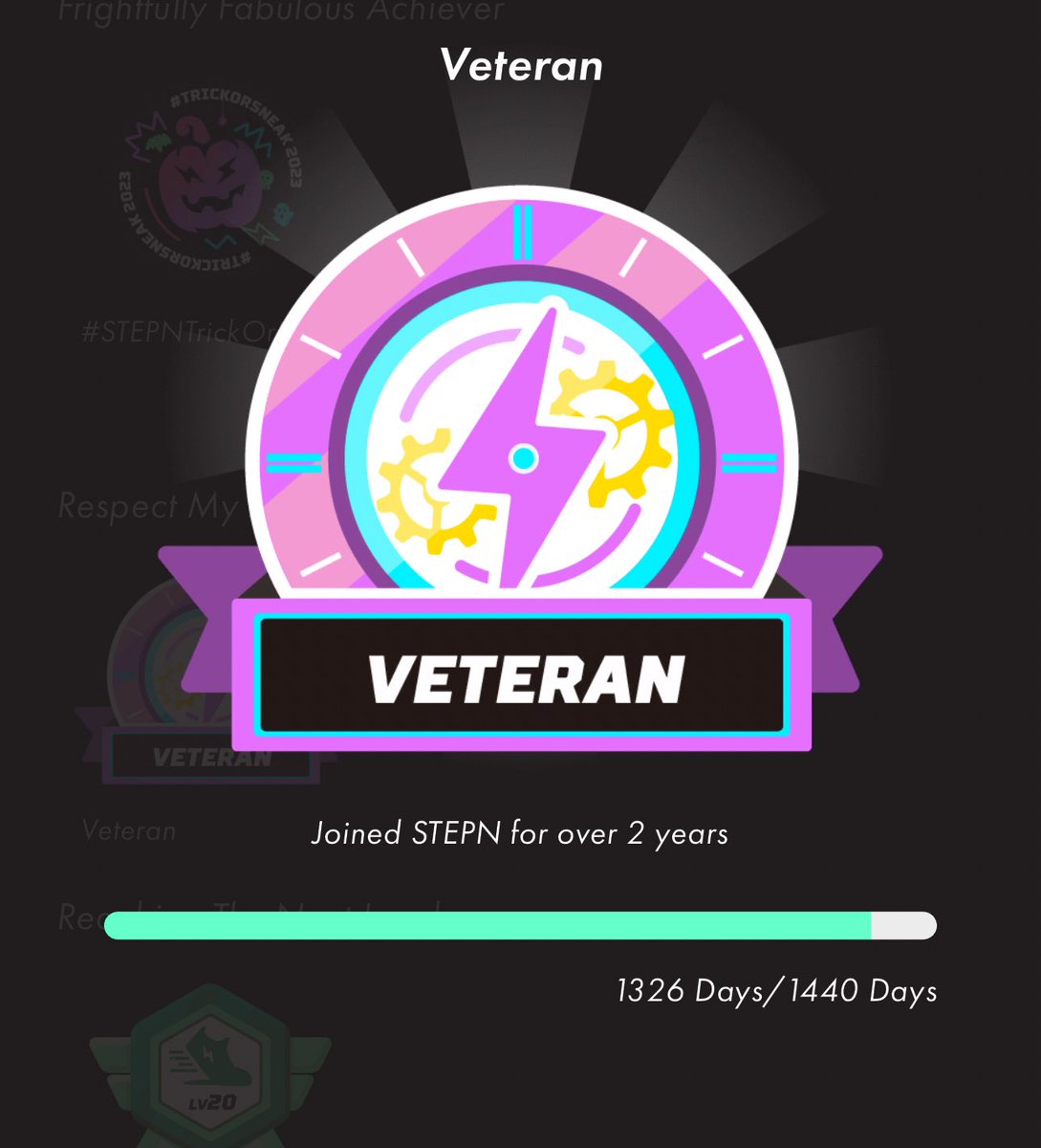 Soon 4 years…wow I can’t believe it. 🥹😍

#STEPN <a href="/Stepnofficial/">STEPN GO</a>