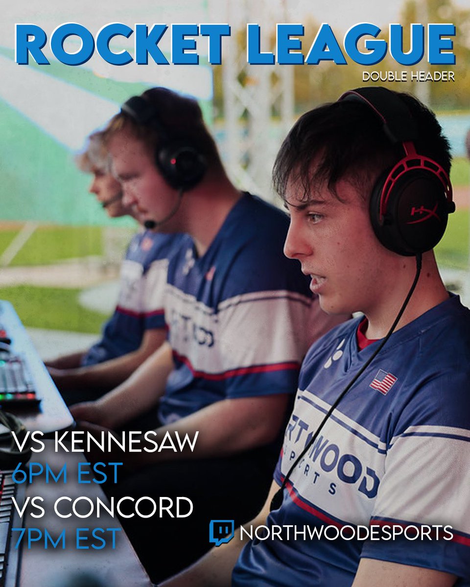 Tune in TONIGHT for back-to-back action, link below 💥

⏰ 6:00 PM EST, <a href="/neccgames/">NECC</a> 🆚 <a href="/KennesawEsports/">KSU Esports</a> 
⏰ 7:00 PM EST, CRL 🆚 <a href="/EsportsConcord/">Concord Esports</a>