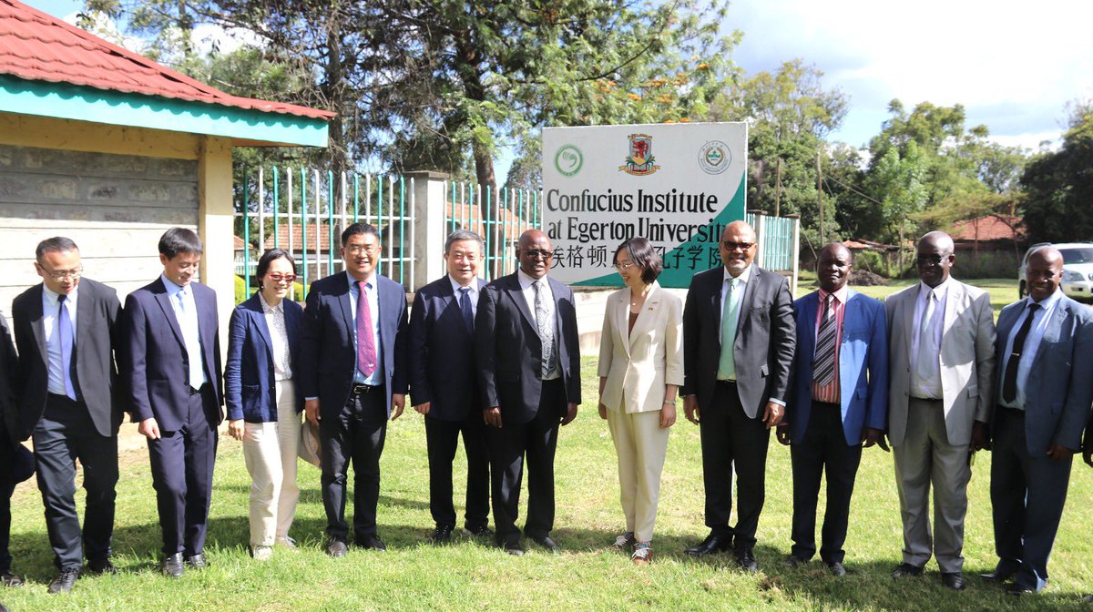 Profshaukat's tweet photo. Partnership been Egerton University @egertonunikenya 🇰🇪 and Nanjing Agricultural University @NJU1902 🇨🇳 Today is going stronger. Today was pleased to join  Chinese Ambassador H.E Guo Haiyan in Kenya, VC Prof. I. wabwagehh mmm,@egertonunikenya and Dr. Wu Rongshun, Vice President, NAU we toured and appreciated various facilities that assisted in research and training - enhancing food safety, security and sovereignty @KENIAupdates @nrfkenya @nacosti @OfficePCS_KE @ScienceRI_Kenya