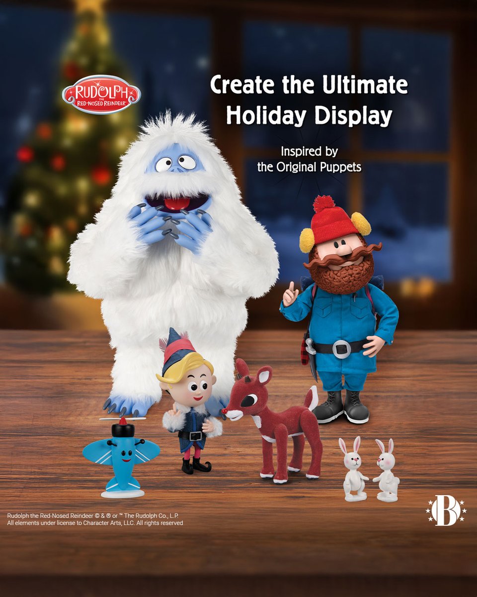 Relive the magic of Rudolph the Red-Nosed Reindeer® with poseable 1:1-scale figures! 
Click to shop: bit.ly/47pQ37Z

#Rudolph #Christmas #ChristmasDecor #Nostalgia