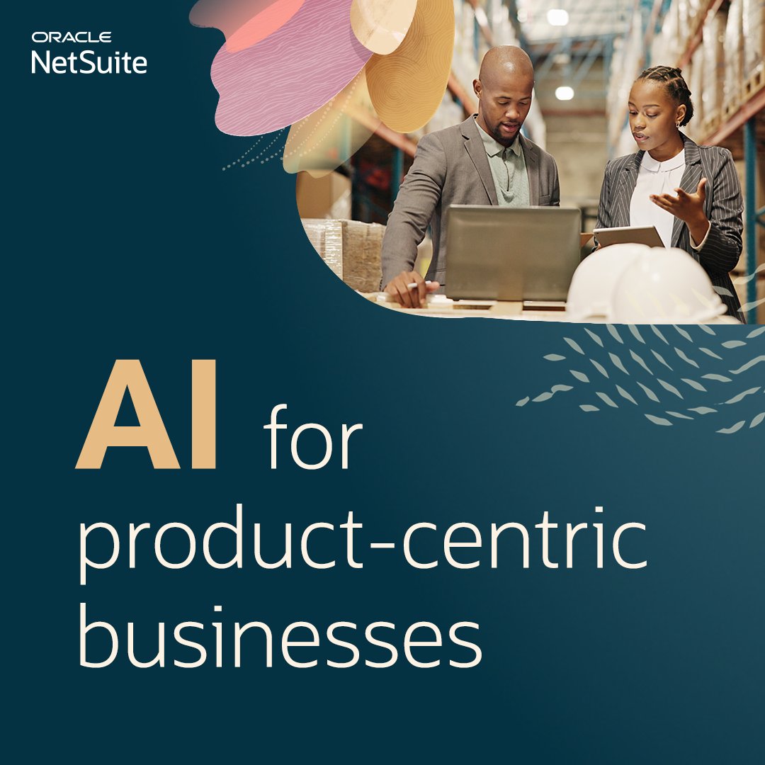 OC_Mercado's tweet photo. Cut through the AI noise and get to what really works. Join @NetSuite on November 12 to see how product-centric businesses are using AI for smarter forecasting, inventory, and financials. Register here: https://t.co/XgkSqRIyyk https://t.co/lTGll1G8ht