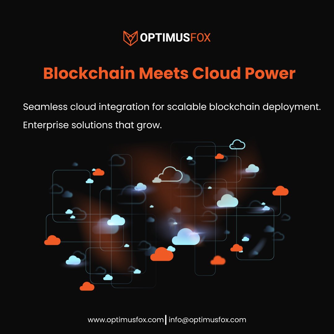 fox_optimus's tweet image. Combining blockchain security with cloud flexibility to deliver solutions that scale with your business needs.
#cloudblockchain #EnterpriseSolutions #TechIntegration #OptimusFox