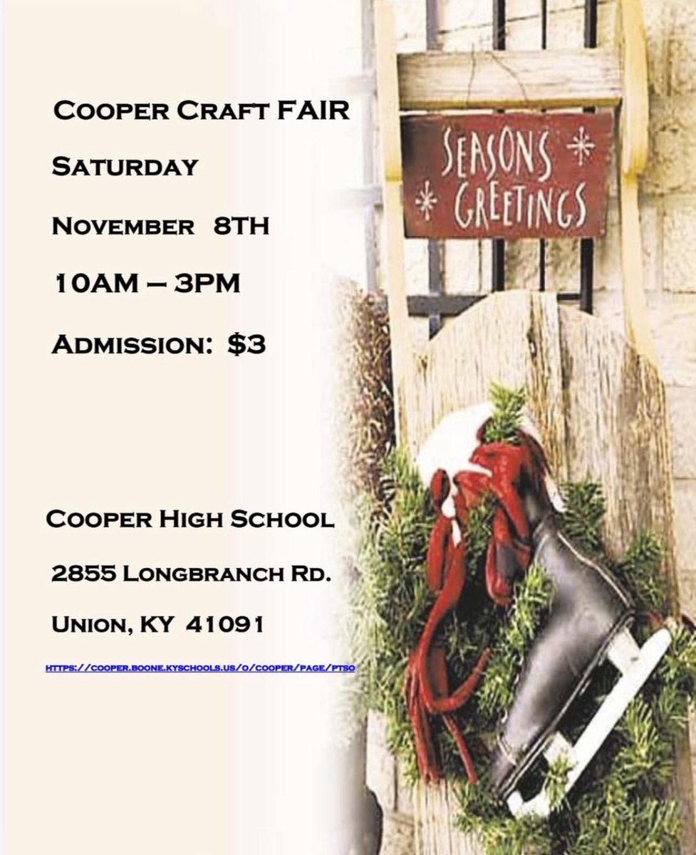 GreatRCstore's tweet image. Stop by the Spirit Store on Saturday during your rounds through the Craft Fair! ⏰ We will be open the entire time 10:00-3:00! Stock up on your Cooper gear a great gift for someone this Christmas! 🎄 🎁
