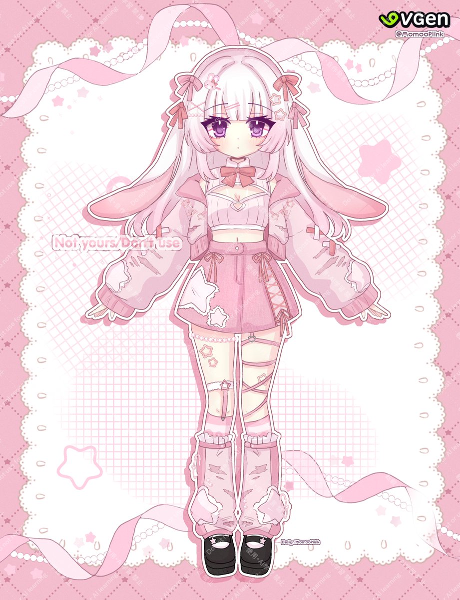 MomooPiink's tweet image. ♡ ‧₊Custom Design‧₊˚ ♡ 
✦ @/mimibunii
ᴾˡᵉᵃˢᵉ ᵈᵒ ⁿᵒᵗ ᵘˢᵉ
•┈୨♡୧┈• 
#Vtuber #VTuberEN 
#VtuberDesign