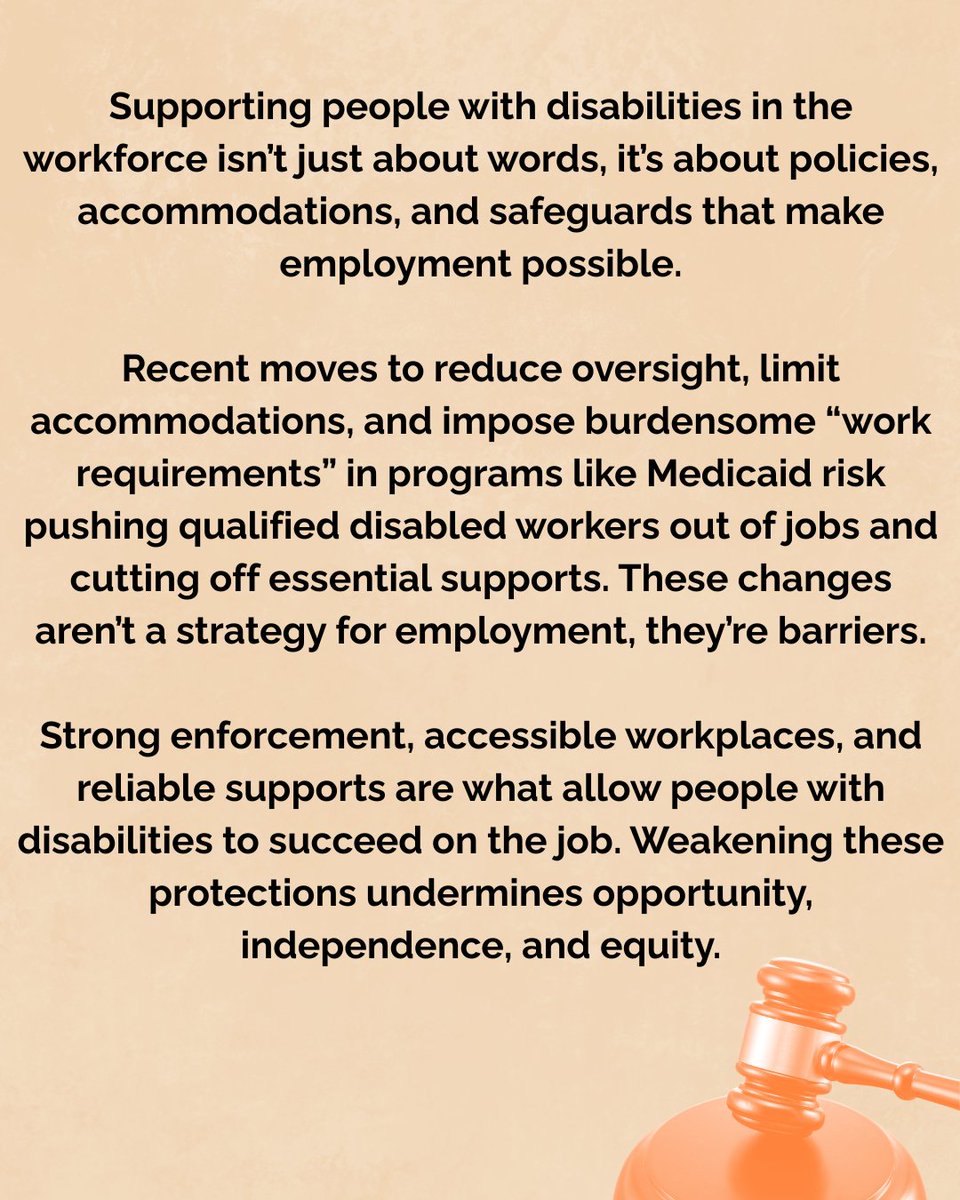 DRArkansas's tweet image. Everyone deserves the chance to work, thrive, and contribute, and that starts with protecting disability employment rights.

#DisabilityRights #DisabilityEmployment #AccessibilityMatters #InclusionForAll #WorkplaceEquity #NothingAboutUsWithoutUs