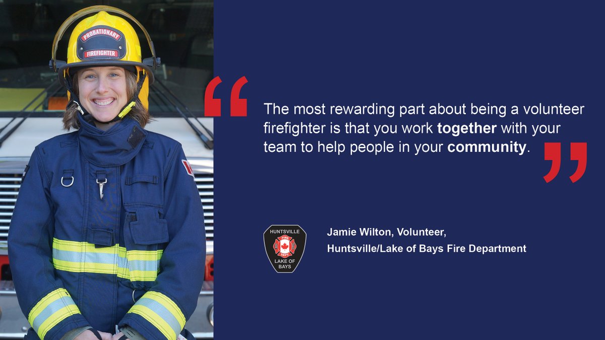 Being a volunteer firefighter at the Huntsville/Lake of Bays Fire Department is rewarding. Learn more about the team and fire department at our upcoming Information Session on November 10th at 7:00 pm, Station 1. 

Join our team today: huntsville.ca/join