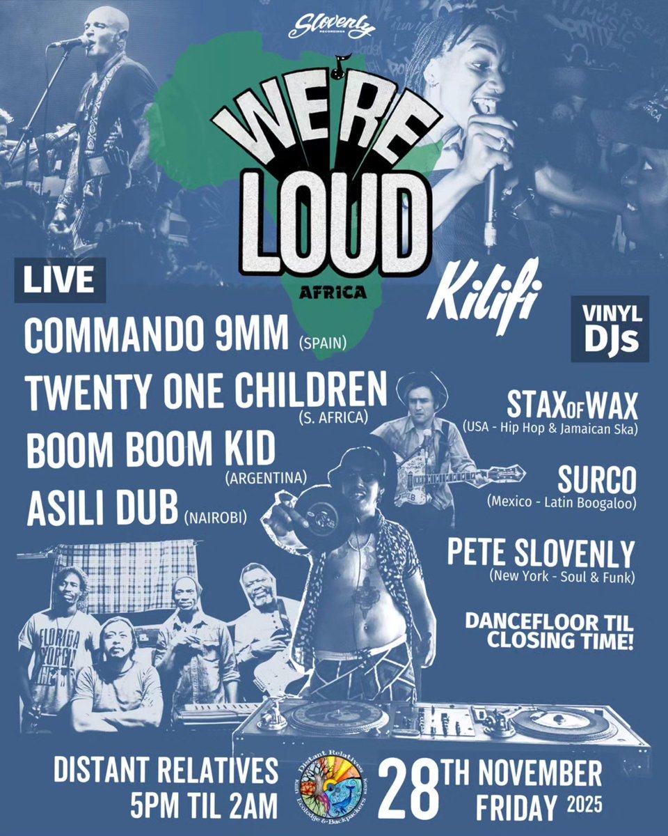 WERELOUDFEST's tweet photo. KILIFI will be Loud! After Nairobi, some of our bands and DJs will join DEATH and head to the coast where the festival will continue with a coastal vibe. Passes for Fri+Sat at Distant Relatives are now available via https://t.co/r1Y5NaHJNH
#wereloudfest #wereloudafrica #kenya https://t.co/qT3ZJixr0W