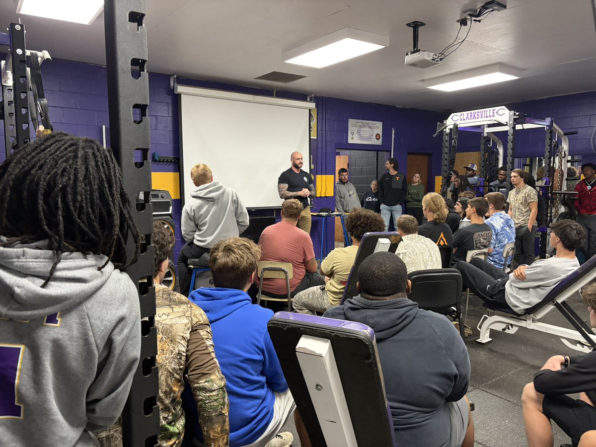 Yesterday we were honored to get to hear from a true American Hero! Thank you to <a href="/thenicklavery/">Nick Lavery</a> for stopping by and talking with our guys about his journey and giving them great life lessons!