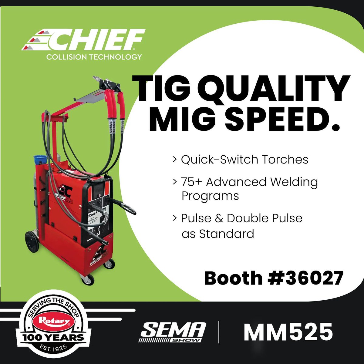 chief_collision's tweet photo. Thanks to its incredible convenience, versatility, and power, you don't have to be an expert welder to use CHIEF's MULTIMIG 525!

Visit our 2025 SEMA Booth (#36027) to learn more.
https://t.co/QO1kEmaXBP https://t.co/b7WlbsvRab