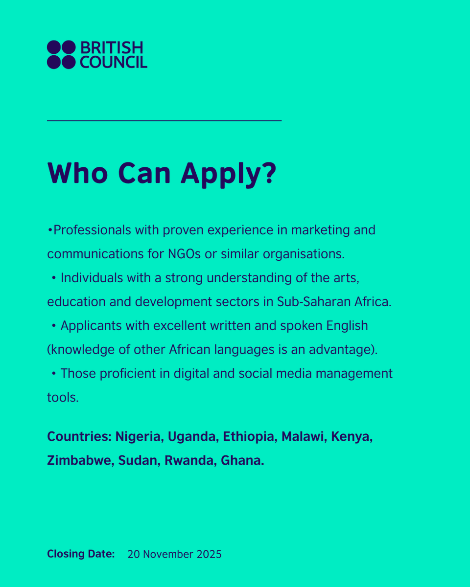 British Council Rwanda tweet media