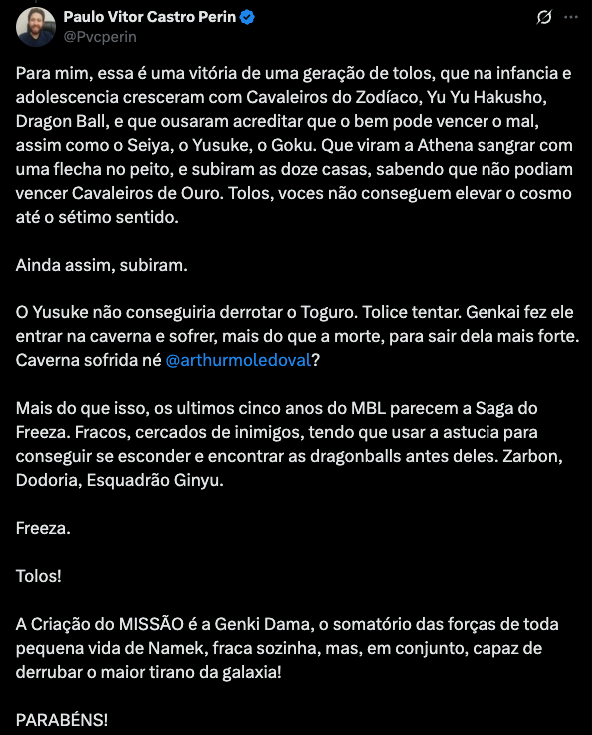 Ricci (2025 é o ano dos cabaços) tweet media