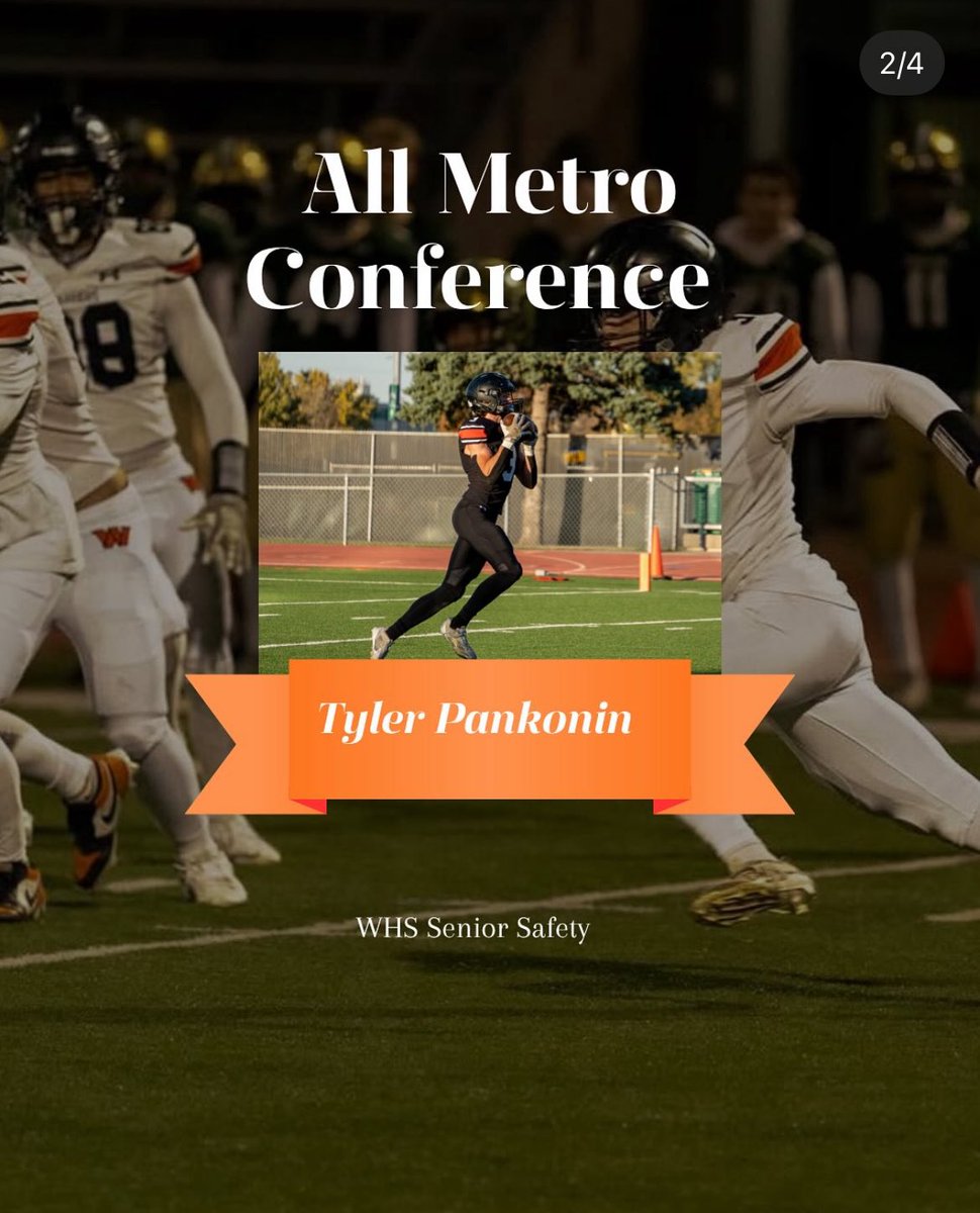 What an honor to be selected for all metro! Thanks to all the coaches that got me there! <a href="/MrRyan_Evans/">Ryan Evans</a> <a href="/WHS_Fball/">Sioux Falls Washington Warriors</a>