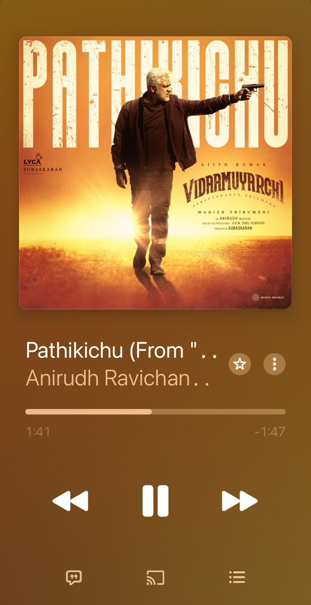 cinemaismylove's tweet photo. Motivational Dose of November First Week 💉🎧

#AintNobody from #DC 🕯️
#IntheStreetsofFire from #OG 🗡️
#Pathikichu from #Vidaamuyarchi 🔥
#EthirNeechal Title Track 🥵

#Motivation #AppleMusic  #MotivationDaily #MotivationMonday 
#AppleMusicHalftime 
#AppleMusicGlobal https://t.co/HZ2dlILgZM
