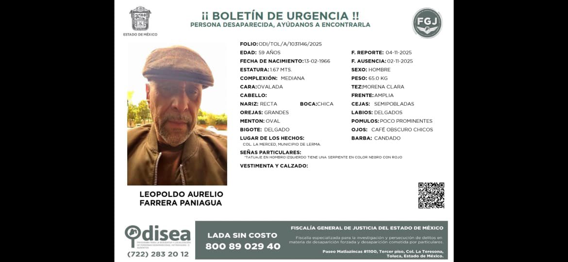 Ayúdanos a encontrarle