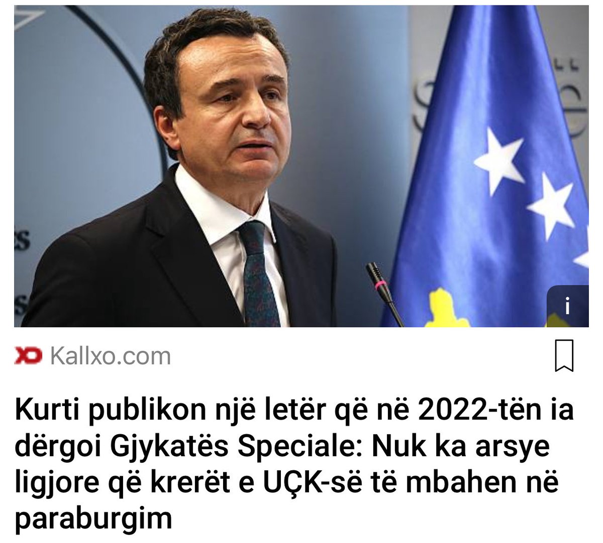 Duhet t’i përcillet menjëherë Gjykatës Kushtetuese. LDK, veproni pa vonesë, sepse si guxon Kurti të shkruajë një letër pa u konsultuar me ju?