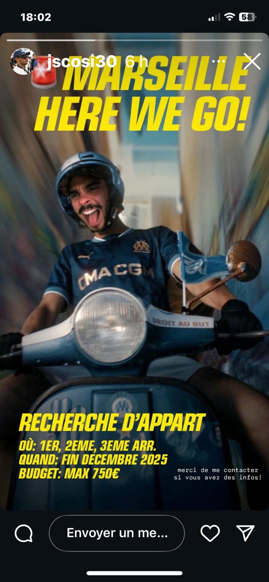 ristorcelli1's tweet image. Après Toulouse Danemark Paris 
Il déboule à Marseille 
C’est mon neveu il cherche à se loger pour fin décembre 
Un mec bien 
Faites tourner 
@JsCosimo