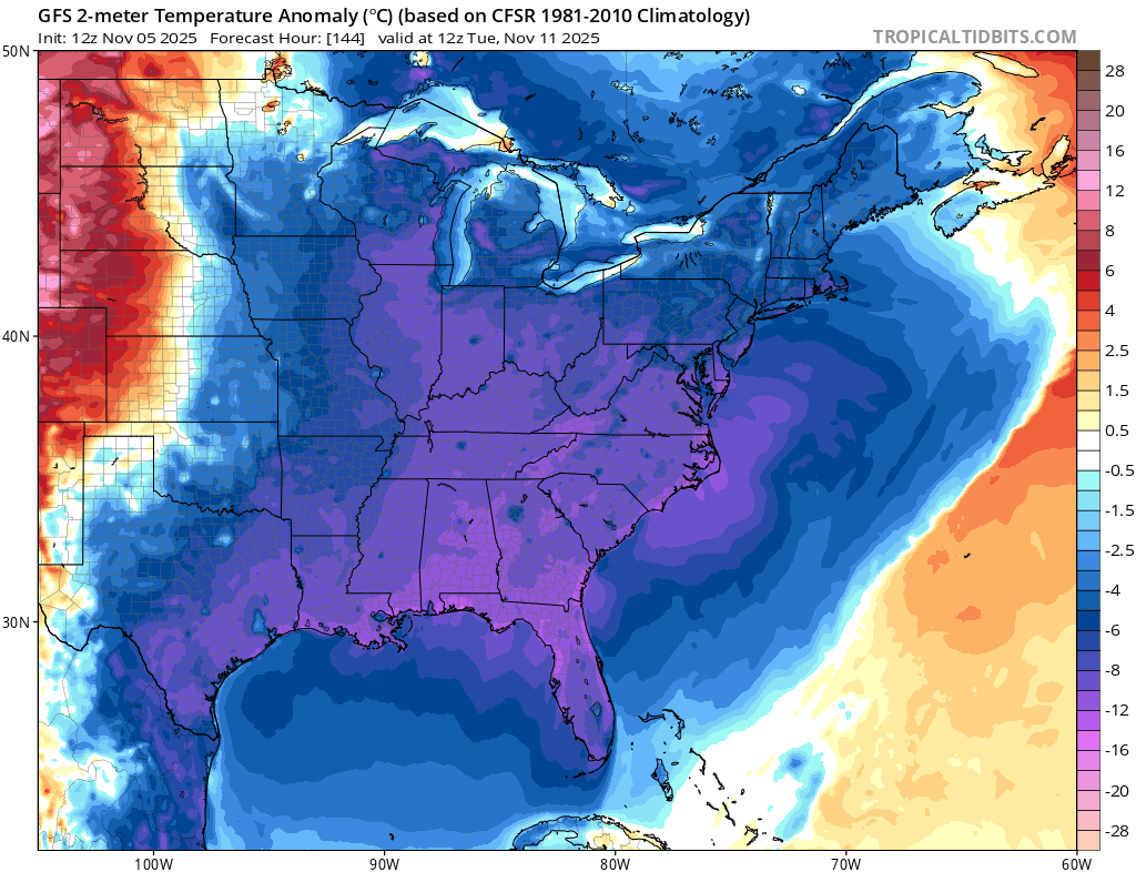 Highly confident that water temps are going to drop like a rock next week all along the Eastern Seaboard.