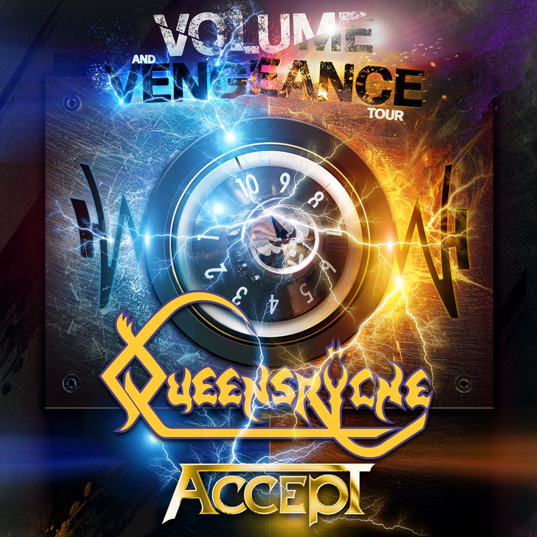 📣 The Volume &amp; Vengeance Tour with our special guests <a href="/accepttheband/">Accept</a> starts THIS Friday and we are stoked!!  
💥November 7th Summit Music Hall in Denver, Colorado - Doors 6pm/Show 7pm - ALL AGES SHOW!!
🎟️Tickets: ticketmaster.com/event/1E0062D4…
🤝VIP M&amp;G's: national-acts.com/queensryche