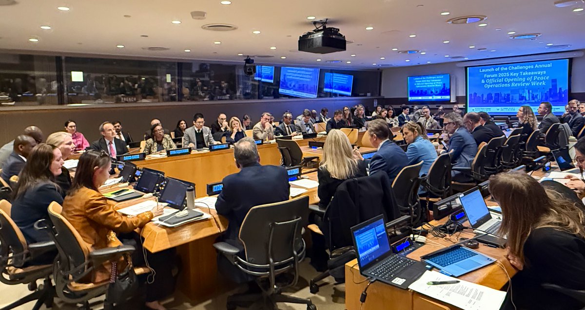 SwedenUN's tweet image. Today Sweden and Ghana, in collab with @ChallengesForum and @KaiptcGh, proudly hosted the opening of the Peace Review Week and the Launch of the key findings from the Challenges Annual Forum 2025.

We thank all participants and look forward to continue the discussions this week.