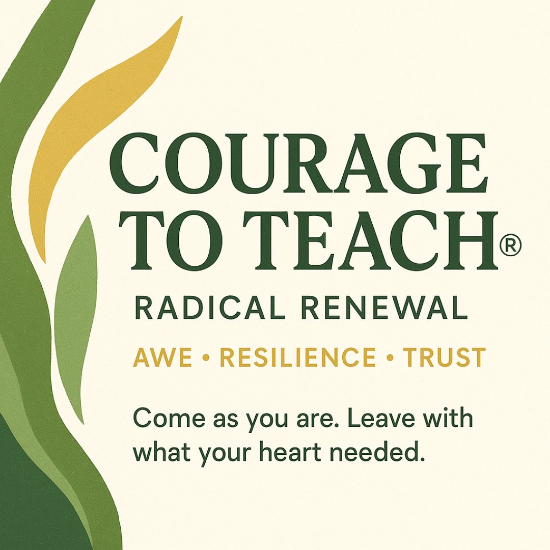 Courage to Teach® Retreat: A one-day pause for educators to renew, reconnect, and remember. Come as you are. Leave with what you didn’t know you were longing for.

11/19 @ Greenbush-Lawrence: hubs.la/Q03HQxyW0
12/9 @ Greenbush-Girard: hubs.la/Q03HQxFq0