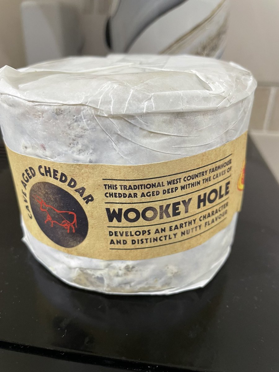 I see the app is focusing on cheese discourse thanks to <a href="/JoeBangles11/">Joe Bangles CBE</a> daring to mention his views.
And as luck would have it look what we found today for just £15 in the farm shop! Obviously this is the pre-Christmas cheese - another will be purchased!