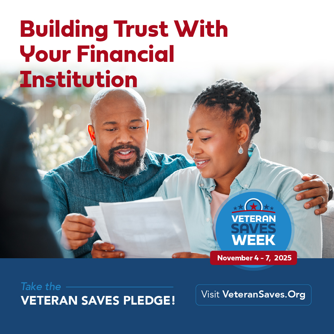 Your financial institution should be more than a place that holds your money. It should be a partner you can trust to help you reach your goals, protect your hard-earned dollars, and support you as you move forward in civilian life. 

Learn more: hubs.la/Q03RGygT0