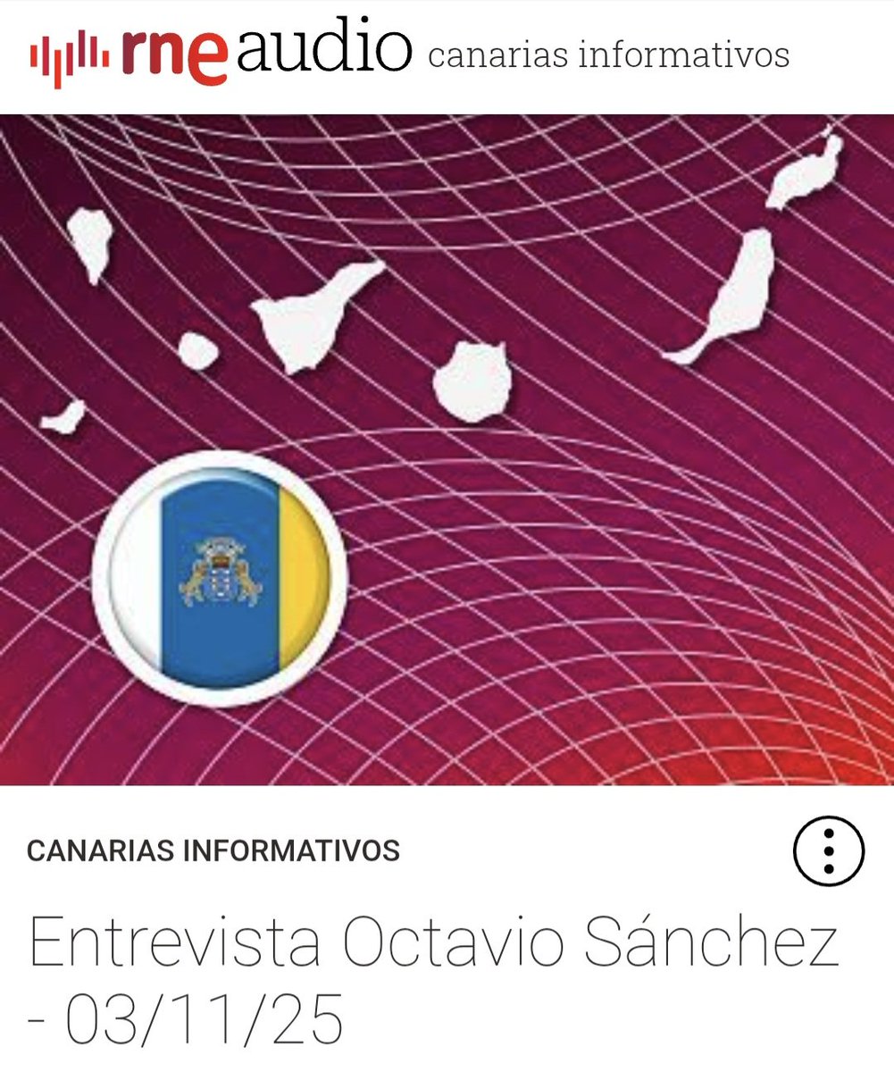 👇👇👇🎧PICAR PARA OIR🎧👇👇👇
play.rtve.es/a/16798299
Maite Quevedo entrevista a Octavio Sánchez portavoz de Asamblea7Islas