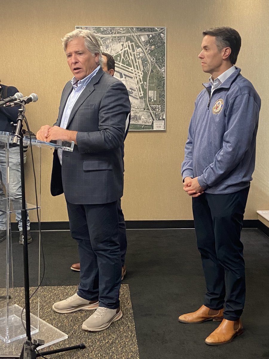 Airport Authority director Dan Mann says the NTSB has arrived at the Louisville airport and is on the airfield investigating the UPS plane crash.