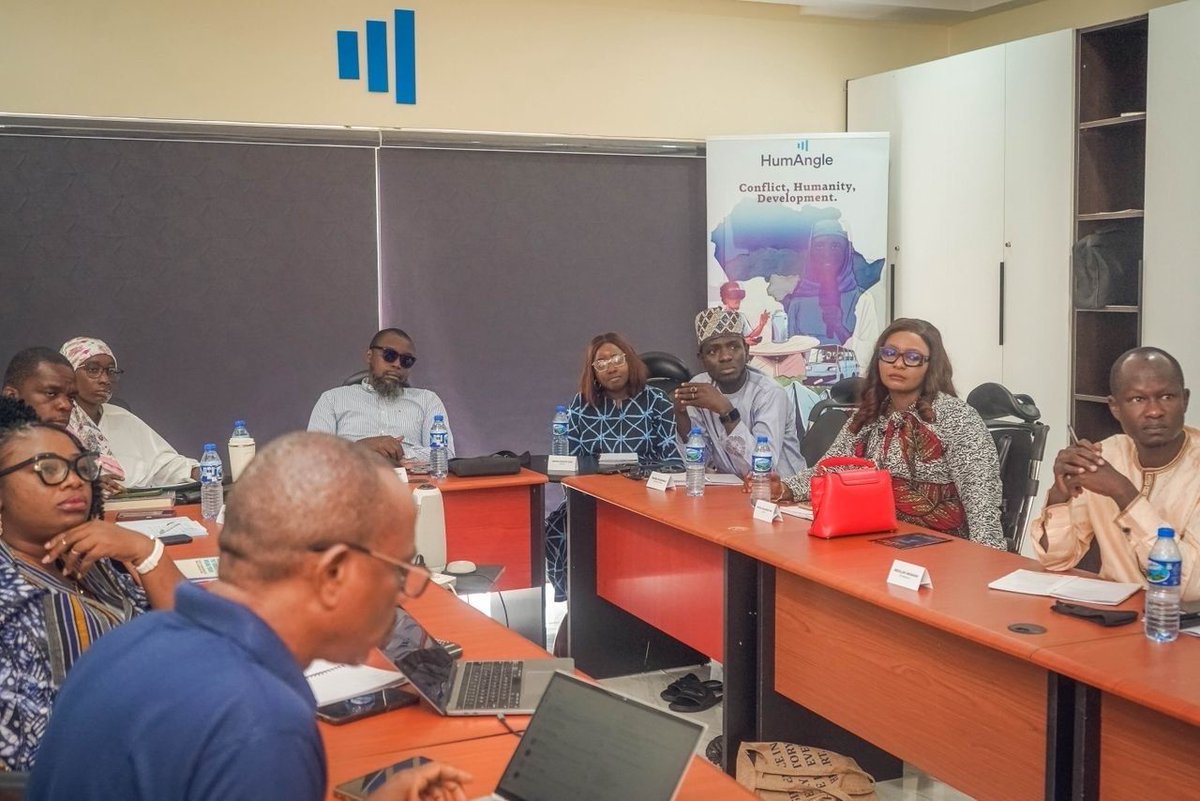 HumAngle_'s tweet photo. On Day 2 of #HCMPF, fellows learned about trauma informed journalism, multimedia storytelling, and @ICRC_Nigeria’s work in tracking missing persons and supporting their families.
#HumAngleFellow https://t.co/fv4PbV6f3h