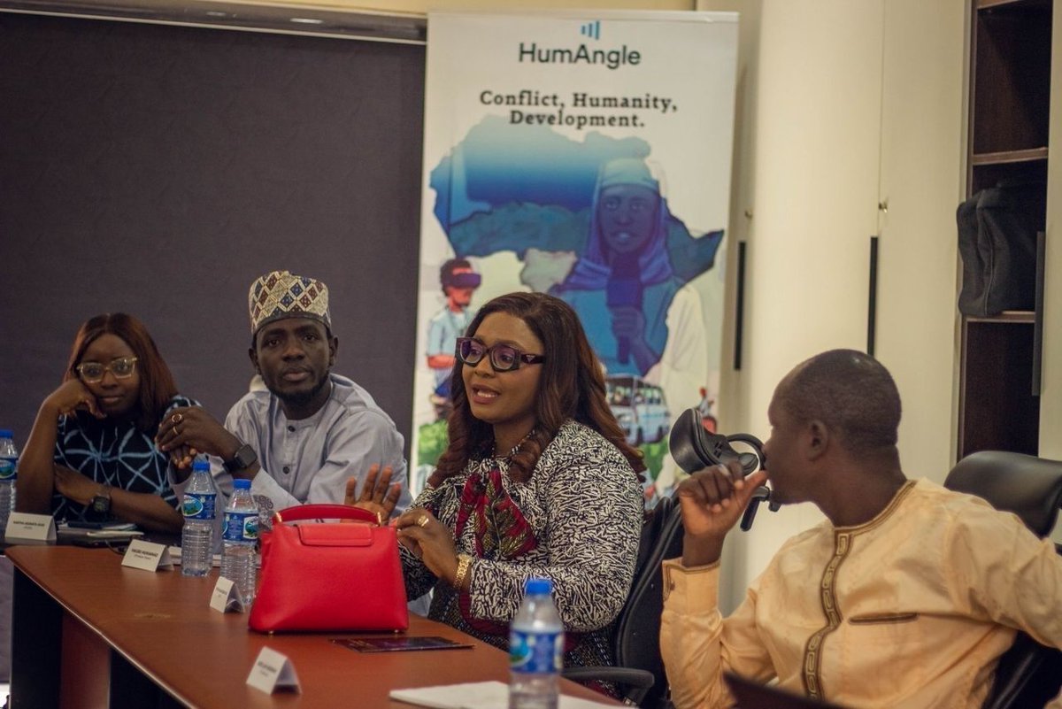 HumAngle_'s tweet photo. On Day 2 of #HCMPF, fellows learned about trauma informed journalism, multimedia storytelling, and @ICRC_Nigeria’s work in tracking missing persons and supporting their families.
#HumAngleFellow https://t.co/fv4PbV6f3h