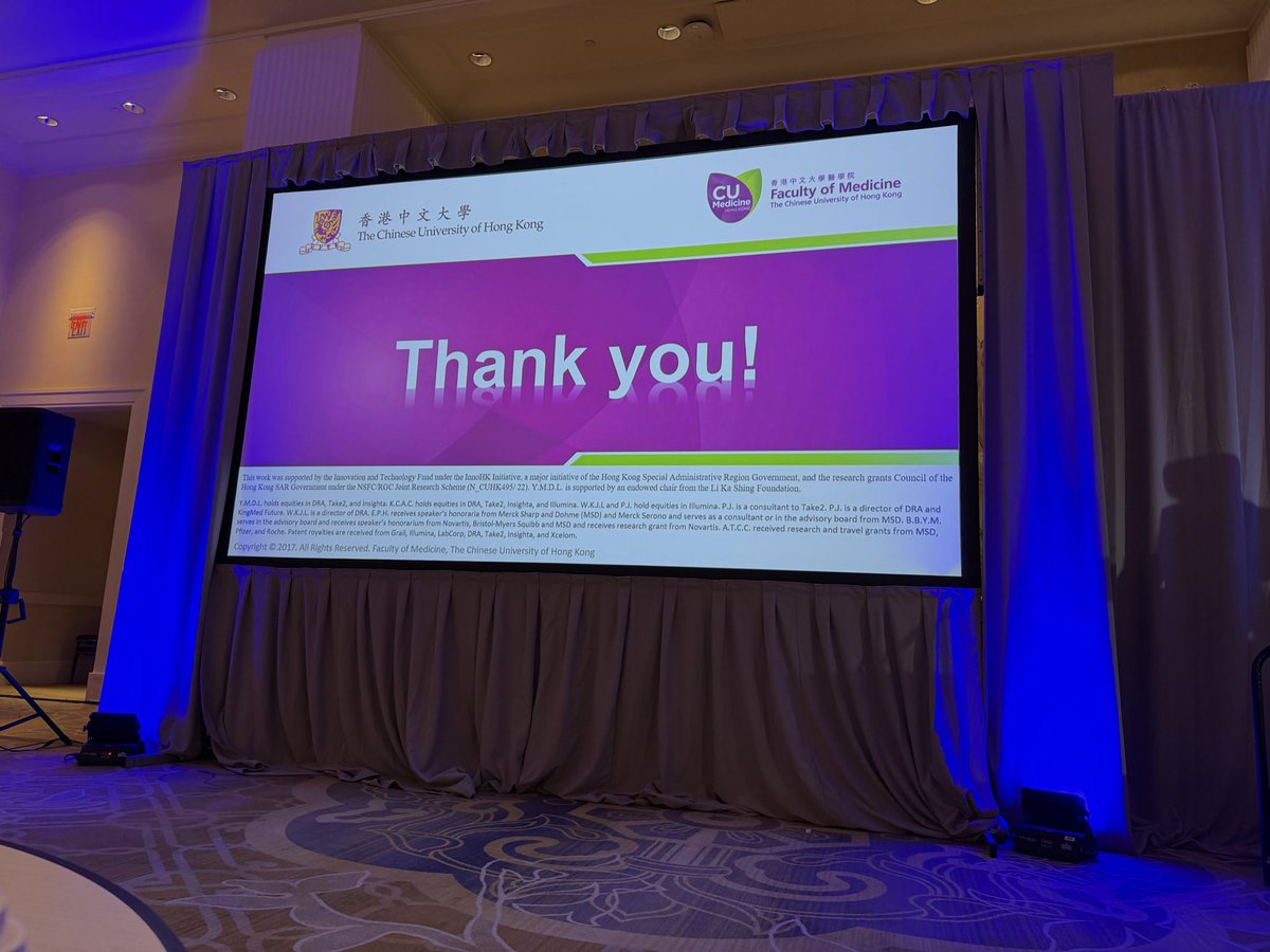 BernardAFox's tweet photo. Dr. Guannan Kang @ Chinese University of Hong Kong representing #HongKong #Cancer #Therapy Society ( #HKCTS ) talks #Fragmentomis for plasma #EBV detection & #NPC development. #FRAGMA #WIC2025 #SITC2025 https://t.co/xZmrZmmVP9