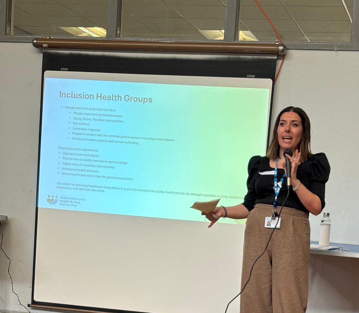 Doing what I love the best. Presenting about driving/influencing change for our most vulnerable populations. Such an amazing event with partners from across our district ❤️ feeling very honoured to work in this space #everyoneshealthmatters <a href="/SpeersColin/">Colin Speers</a> <a href="/sabinamelb/">Melanie Brown</a>