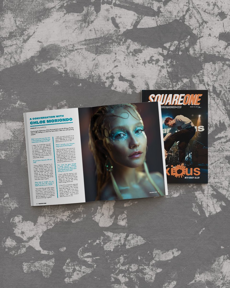 we spoke to <a href="/kidzwithbugz/">chloe moriondo</a> on her latest UK tour to discuss her latest album and her upcoming projects.

📝: Kayla Kerridge

preorder your print copies or check out the digital version on our website!
squareonemagazine.co.uk/magazine