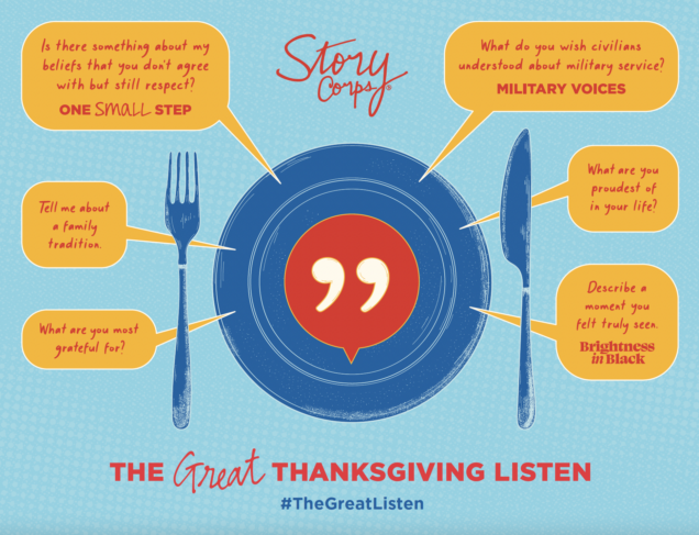 wedupbs's tweet image. 🎤 Give your students the mic this Thanksgiving! @StoryCorps: The Great Thanksgiving Listen helps grades 6–12 record interviews with their elders &amp;amp; preserve stories for the Library of Congress. #PBSLearningMedia #TheGreatListen

📚 Free lessons 👉 florida.pbslearningmedia.org/collection/sto…