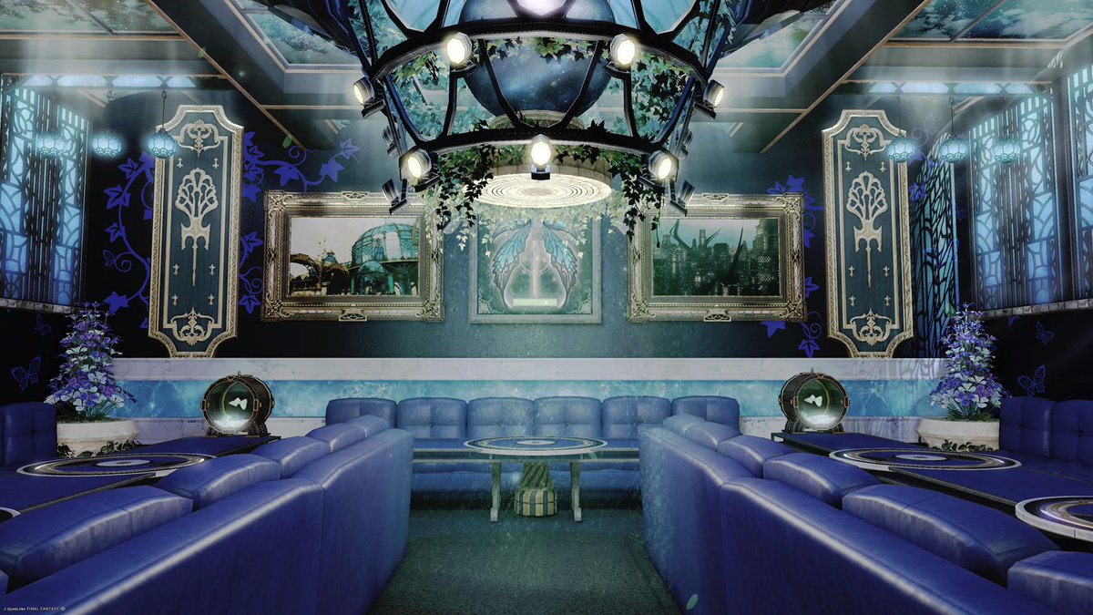 OTOtuntun's tweet photo. １０軒目の代行をさせて頂きましたのじゃ

ハウジング期間...約１ヶ月

 #FF14ハウジング代行
 #FF14ハウジング

ハウスサイズ：Ｌハウス

ご依頼主様のご希望…前回のお店の雰囲気を崩さずに青く美しくお洒落なお店に

住所：
マナDC パンデモニウム鯖　
ゴブレット30区60番地

今回のこだわり
前回もわしへ代行依頼頂きました
#BAR_十七夜月 
パンデモニウム店のフル改装、ご依頼主様の拘りとわしの更なる向上心から生まれた店内
雰囲気を重視した色合い、構造、間取り、店内へ行くまでの動線、帰りまで拘ったハウジング...その目で確かめて下され

公開期限：無期限
※家主様への配慮の程、宜しくお願い致します
※営業時間は、他の方も居られます。
※在宅の時もあります、ご入室の際はご挨拶をお忘れなく、ご訪問の際にも、タグ  #FF14_OTO_Fashion 、#BAR_十七夜月 を付けてSSや感想などをXにて公開して頂けるとわしと家主様、大変喜びますのじゃ

スクリーンショット他有り