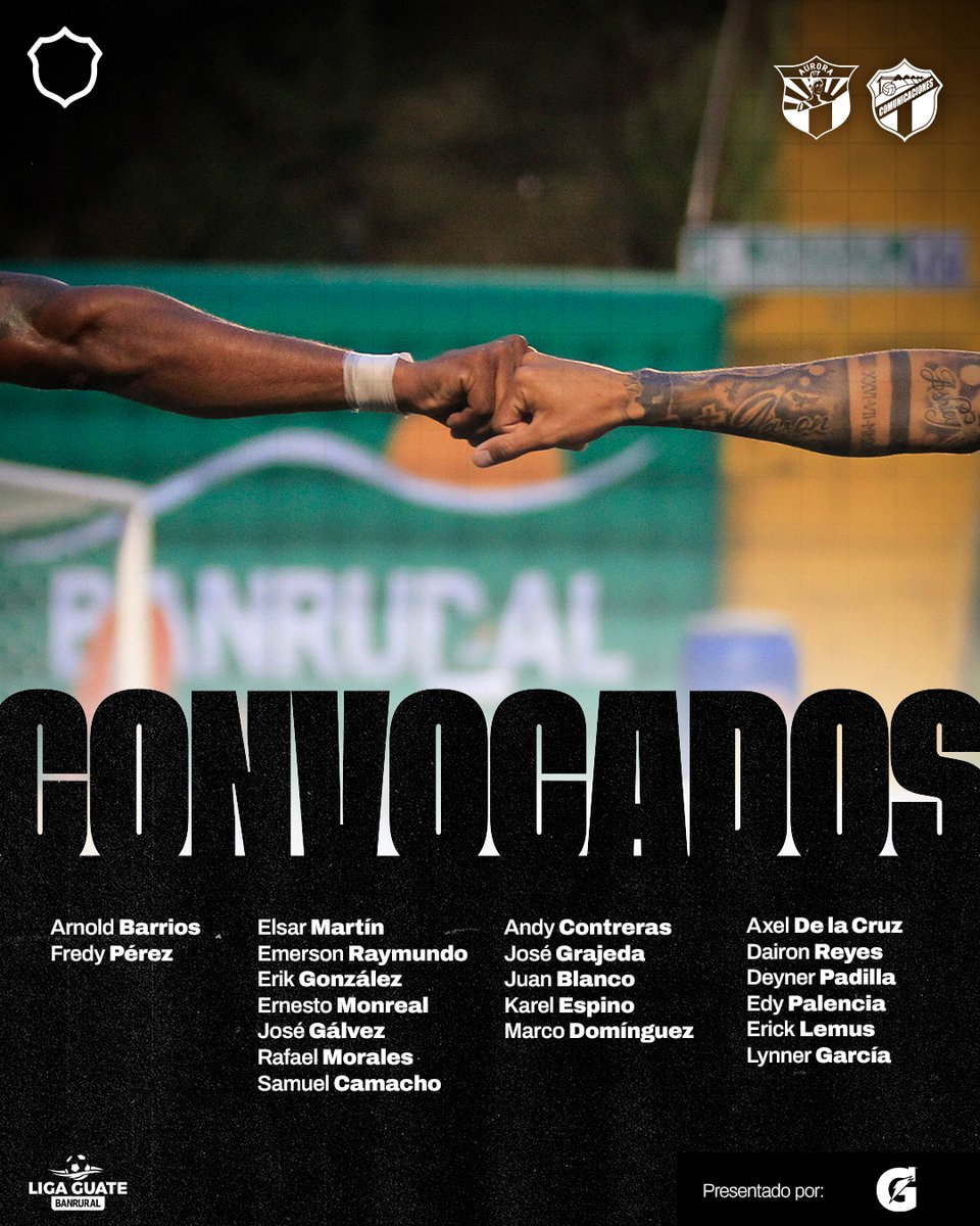 👻Comunicaciones visita a Aurora el día de hoy a las 4pm. El juego lo transmite Tigo Sports.